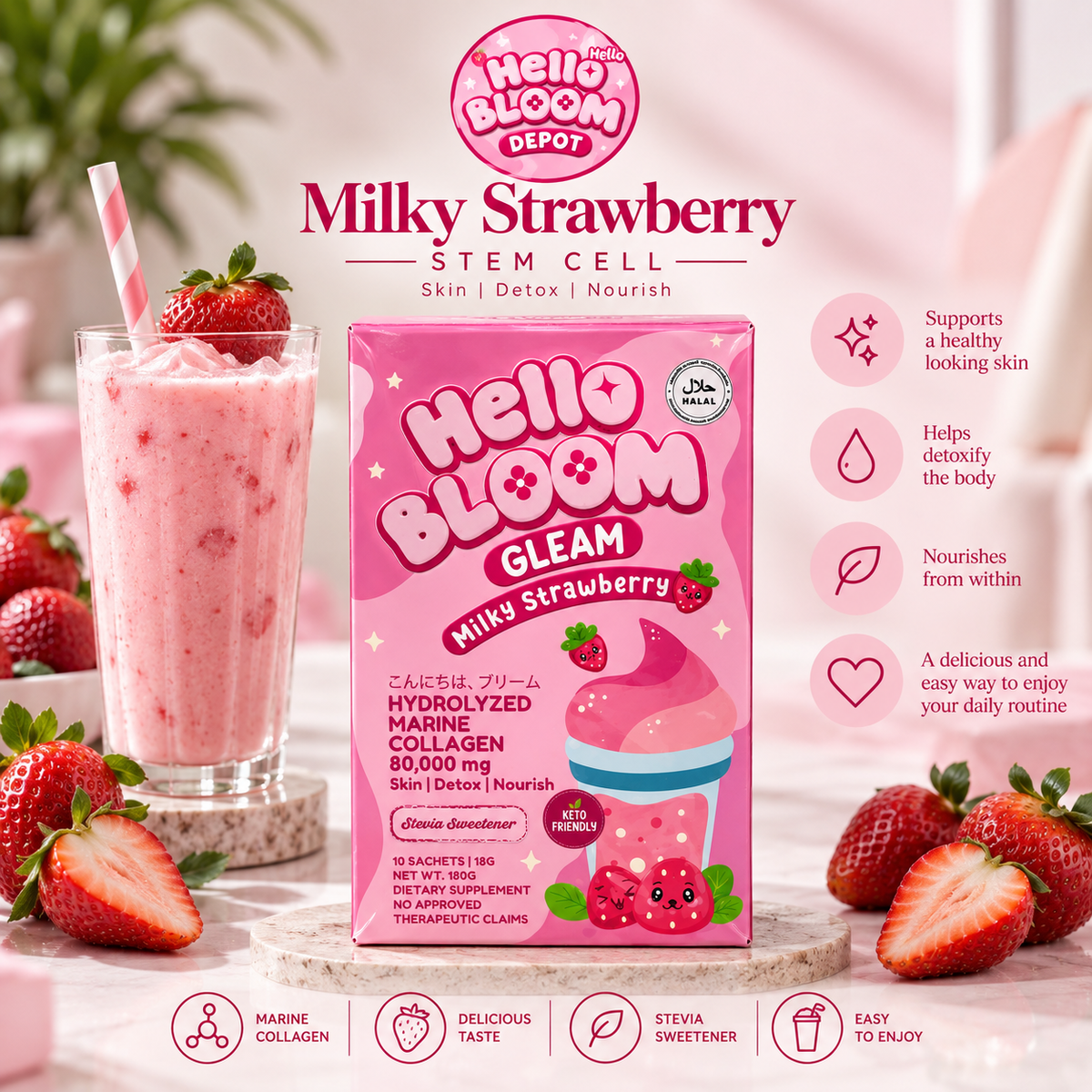 Milky Strawberry